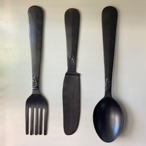 Oversized Cutlery Wall Decor